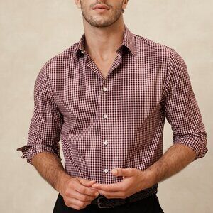 Banana Republic - Large Non- Iron Tailored Slim Fit Shirt